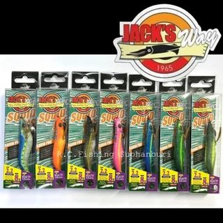 โยทะกา Jack's Way Squid Pro มีเสียง/เรืองแสง สีอมตะ | Jack's Way Squid Jig Rattle Sound - Size 1.8, 2.2, 2.5, 3.0