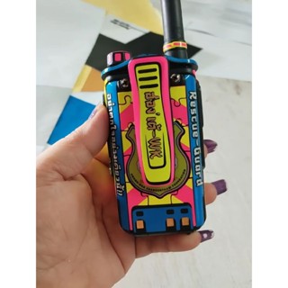 สติ๊กเกอร์ติดวิทยุ สือสาร TC-11HW เพิ่มตัวอักษรฟรี