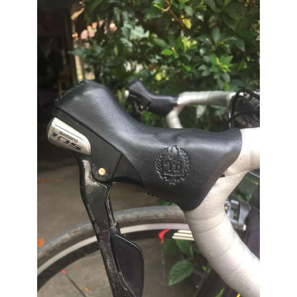 💥ฮู้ดมือเบรคหนังแท้💥 Shimano 105 R5800 11speed   ทำจากหนังแท้ งานแฮนด์เมดย์