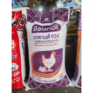 (15,20kg)แบ่งขาย อาหารไก่ไข่บาลานส์ 924 โปรตีน17% แบบเม็ด ไข่ดก ไข่ใหญ่