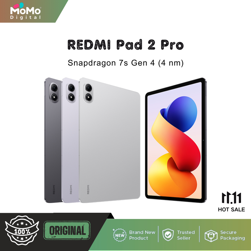 REDMI Pad 2 Pro Snapdragon 7s Gen 4 (4 nm) 12.1 inches 120Hz IPS LCD 1600 x 2560 pixels 12000 mAh 33