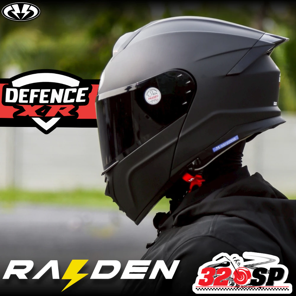หมวกกันน็อคยกคาง RAIDEN DEFENCE XR / FX thumbnail 7