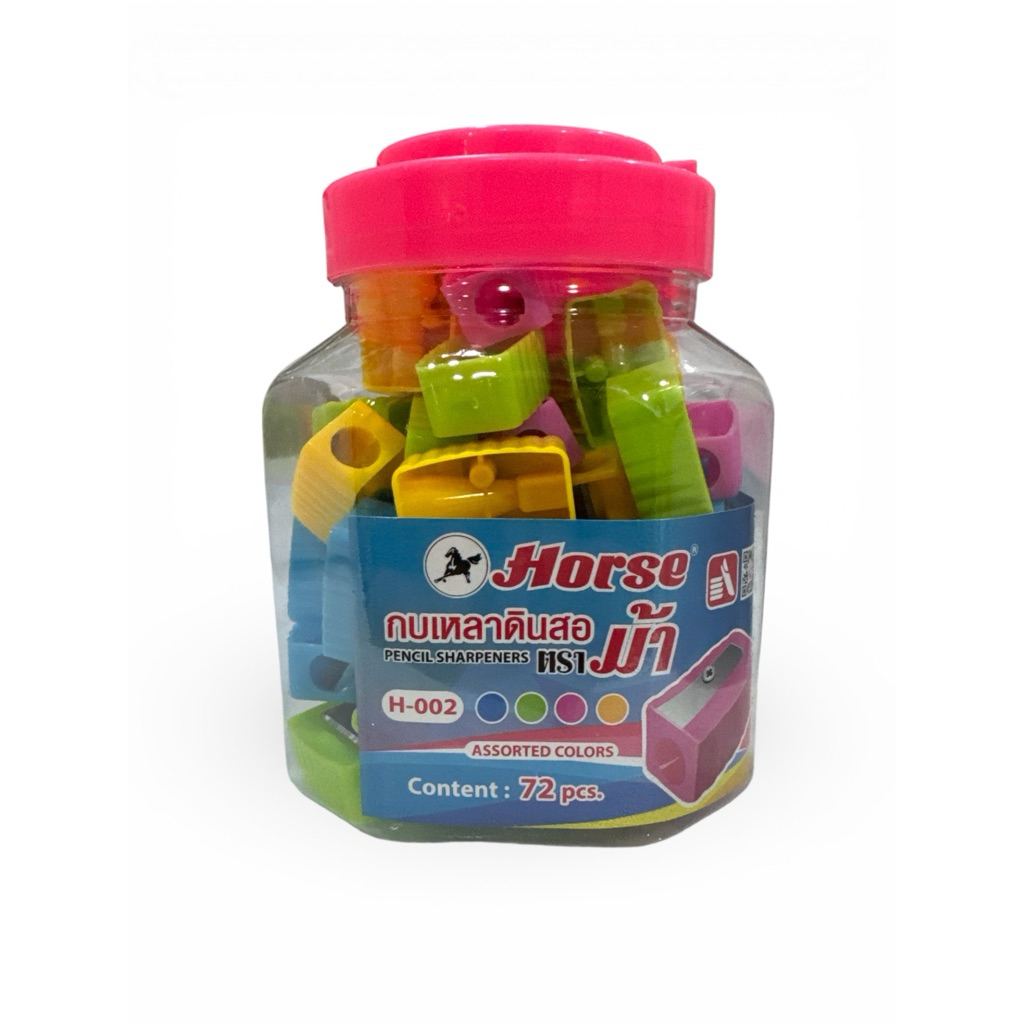 กบเหลาดินสอตราม้า บรรจุ72ชิ้น เครื่ิงเขียน01