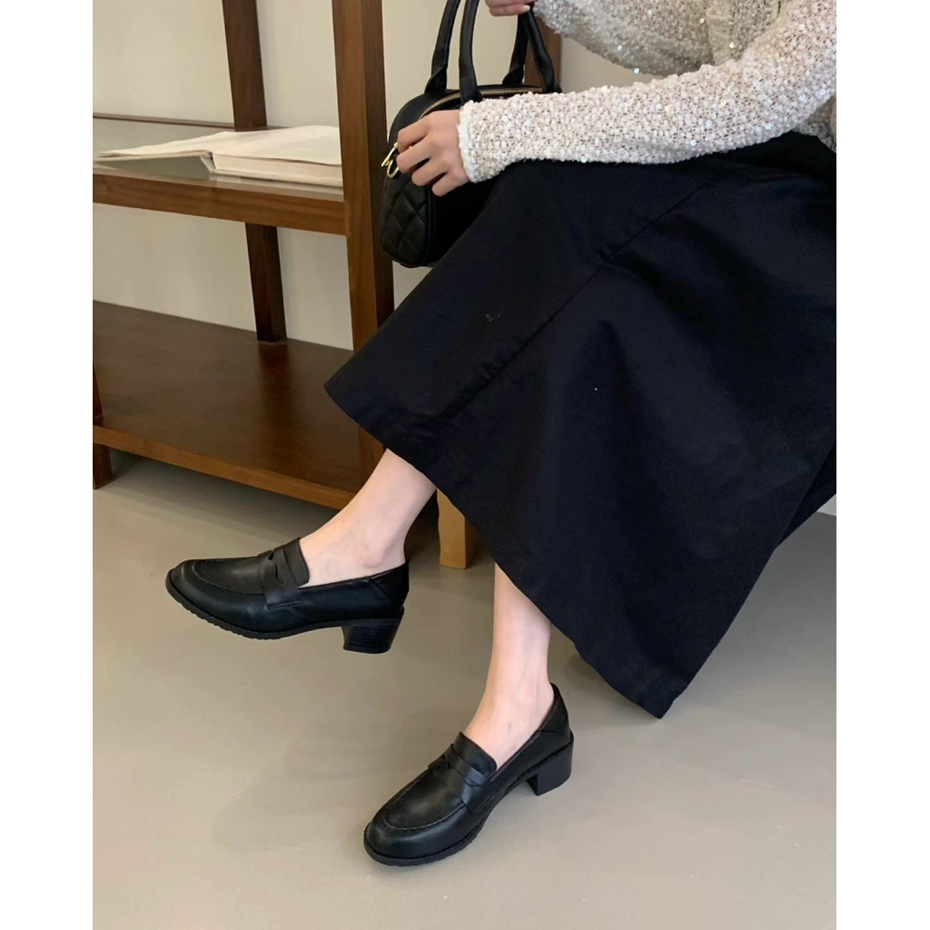 [พร้อมส่ง] WEAR.SOUL #S675-Essential Heel Loafers รองเท้าโลฟเฟอร์ ราคา ถูกที่สุด ดีลบีเคเค แกลเลอรีภาพที่ 8