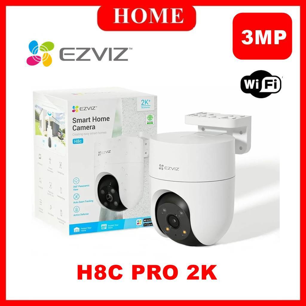 EZVIZ H8C PRO 3MP SMART WI-FI PAN & TILT CAMERA