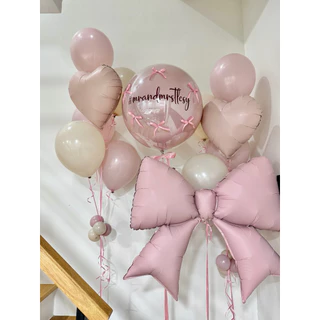 ลูกโป่งฟอยล์โบว์ มี 2 ขนาด พร้อมส่งจากไทย