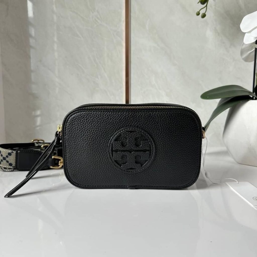 พร้อมส่ง กระเป๋าสะพายข้าง ผู้หญิง T0ry Burch สีดำ ใบเล็ก สวยเท่