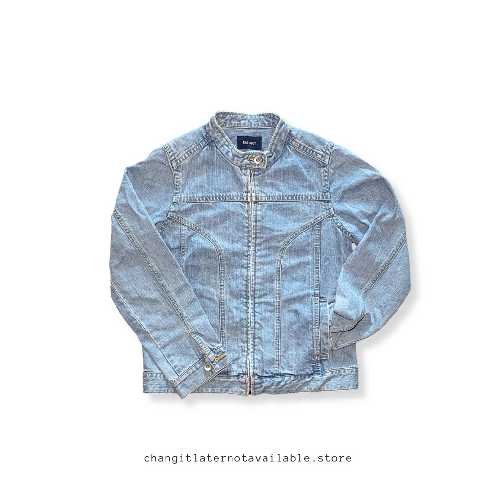🧵🪡 EASTBOY - denim biker jacket