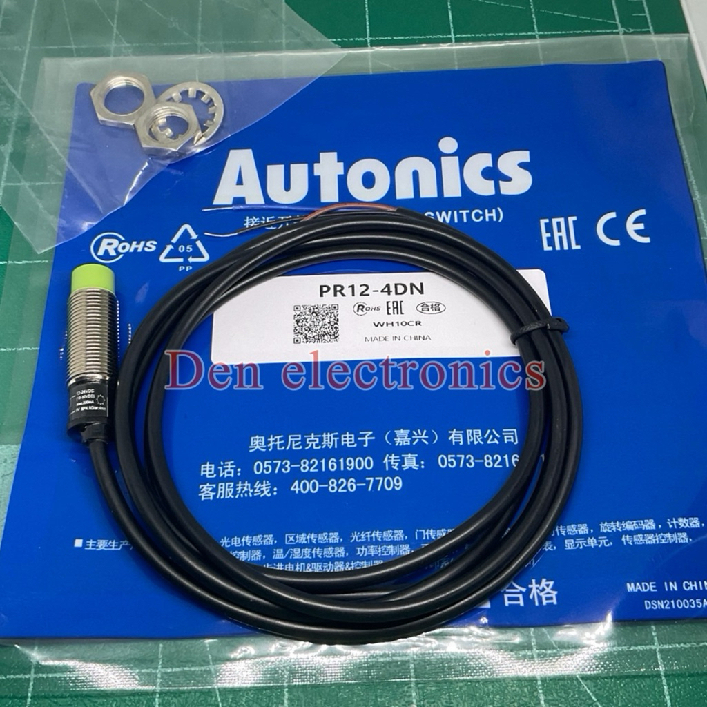 PR12-4DN AUTONICS Proximity Sensor เซ็นเซอร์ตรวจจับระยะใกล้ ระยะตรวจจับ 4 mm. Ø12mm, 12-24VDC (10-30VDC)