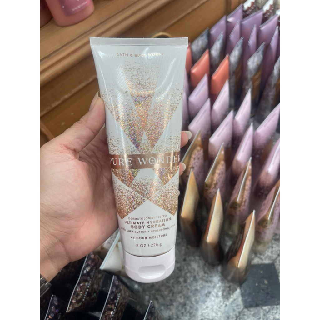 Bath & Body Works Pure Wonder Ultimate Hydration Body Cream 226g. ของแท้