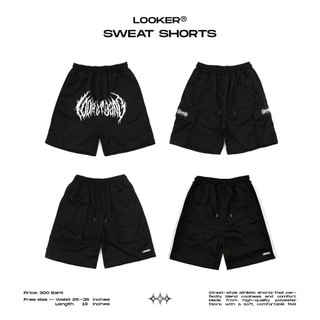 กางเกงวอร์มขาสั้นสไตล์ Street  LOOKER - SWEAT SHORTS