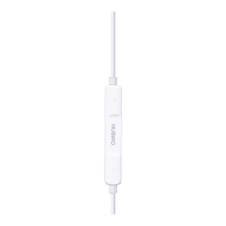 IN EAR HEADPHONE (หูฟังอินเอียร์) NUBWO NE01L - WHITE