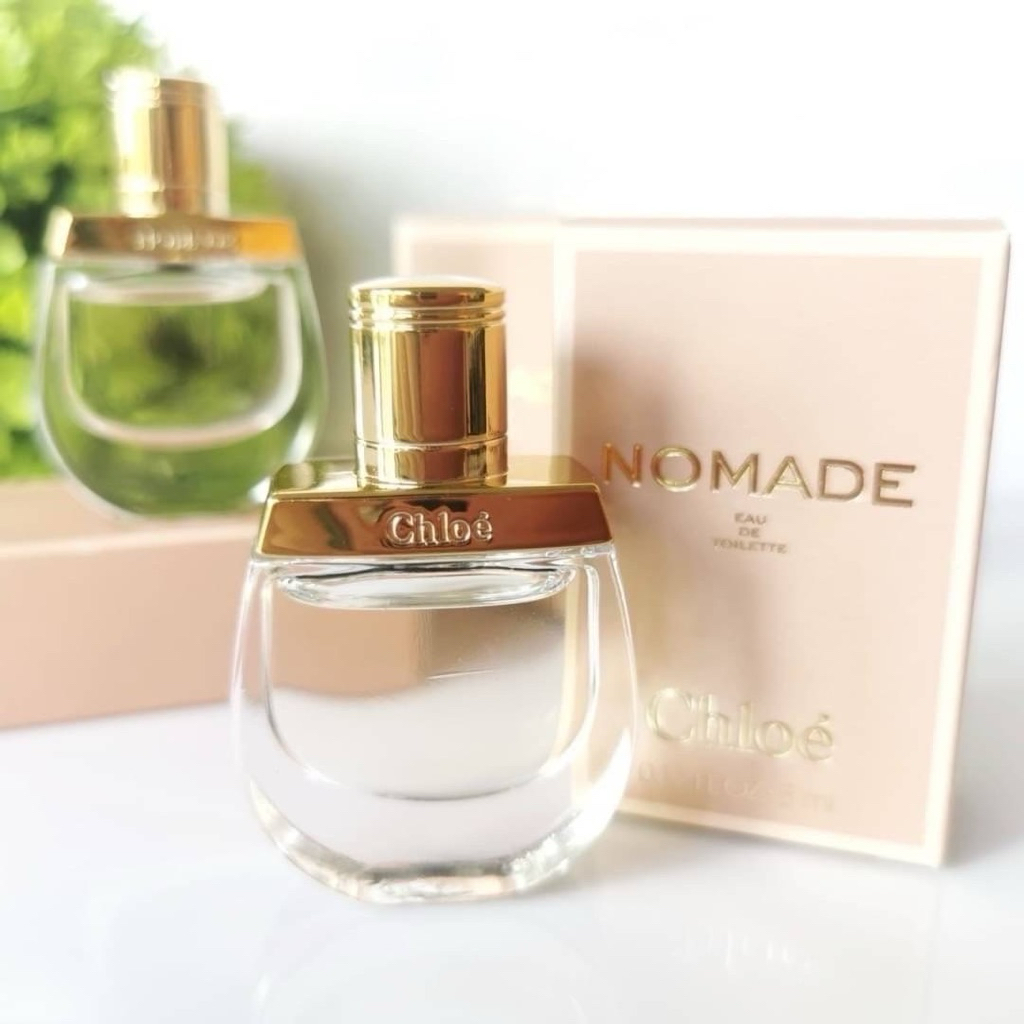 Chloe nomade Edt 5 ml.    Nomade แตกต่างจากน้ำหอม Chloe Eau de Parfum
