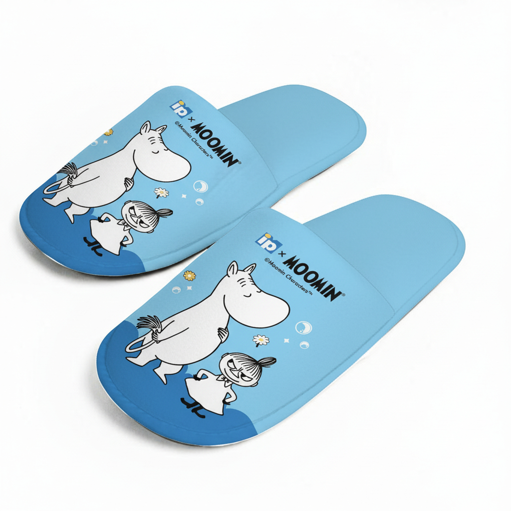 [สินค้าของแถม] Slipper Moomin x I.P. One ลายลิขสิทธิ์แท้ คละแบบ เฉพาะลูกค้า Online เท่านััน