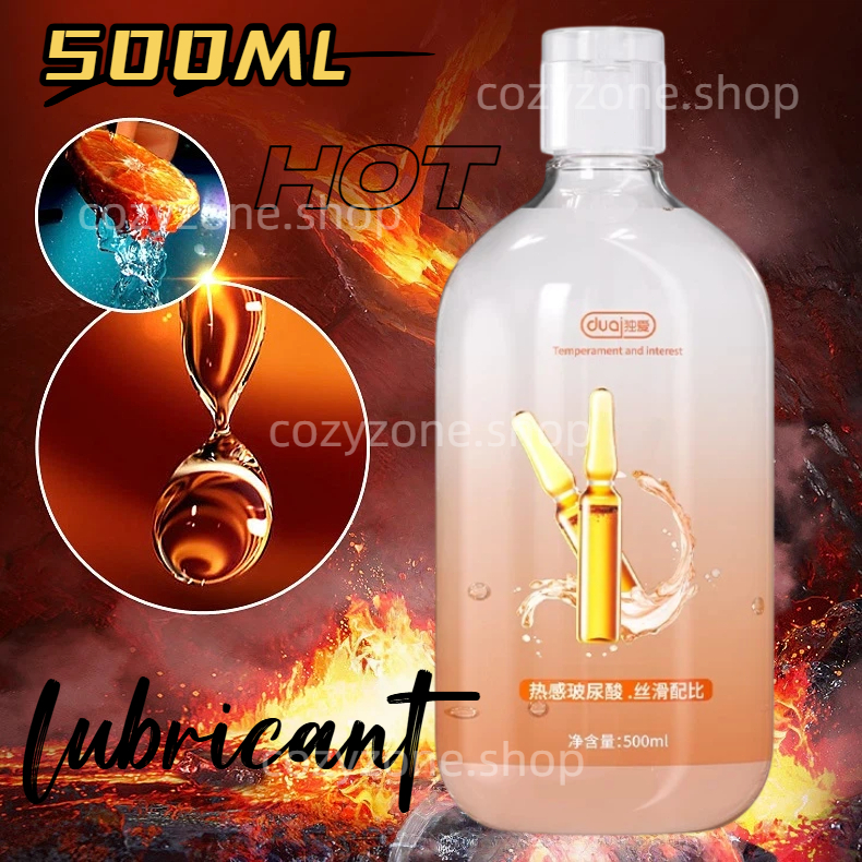 Ultimate Love เจลหล่อลื่นไฮยาลูรอน สูตรนุ่มลื่น ยาวนาน 500 ml (ความร้อน)