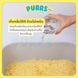 [ราคาส่ง] Purrs ทรายแมวเต้าหู้ธรรมชาติ กลิ่นหอม จับตัวเป็นก้อนไว ทิ้งชักโครกได้ ยกลัง 64L