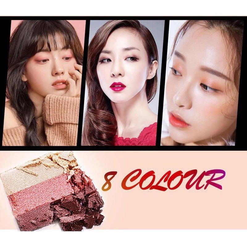 ส่งไว โนโว novo a three color gradient eye shadow อายแชโดว์ แบบตลับ โนโว 1ตลับมี 3 สี No.5141