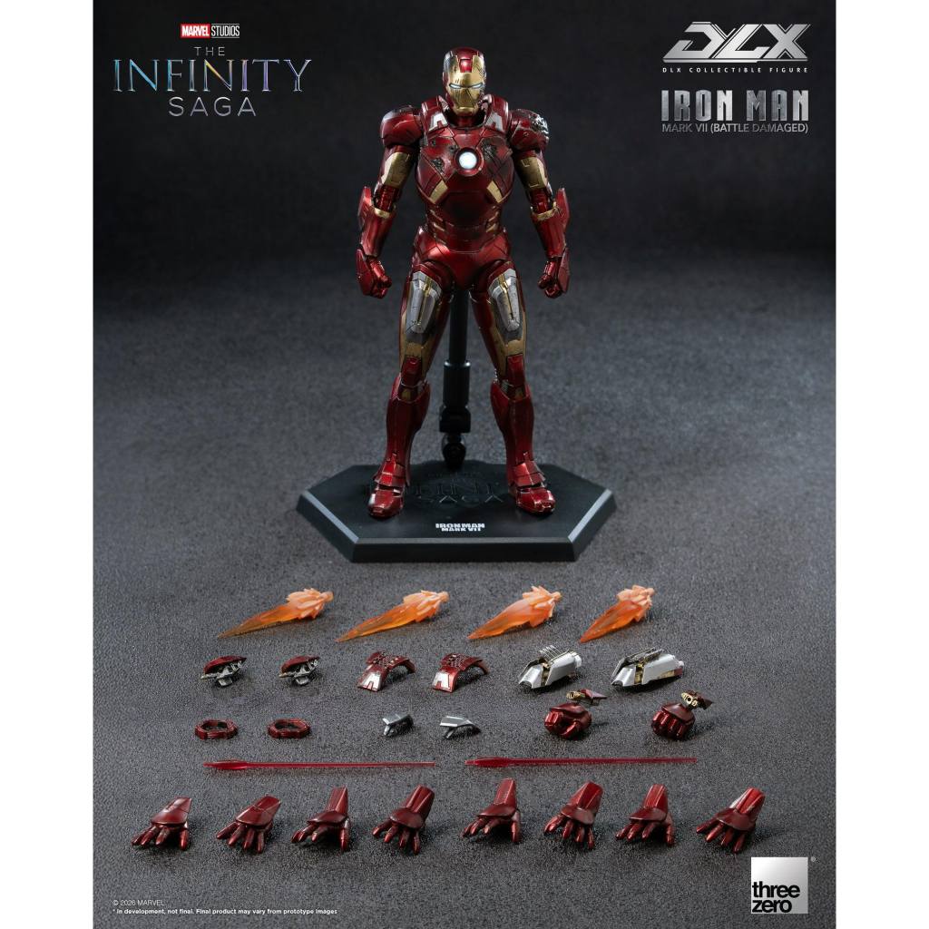 Threezero DLX Iron Man Mark 7 (Battle Damage)