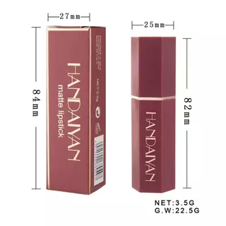 Handaiyan ลิปสติก ลิปกลอส เปลี่ยนสีตามอุณหภูมิ กันน้ํา ติดทนนาน 3.5g