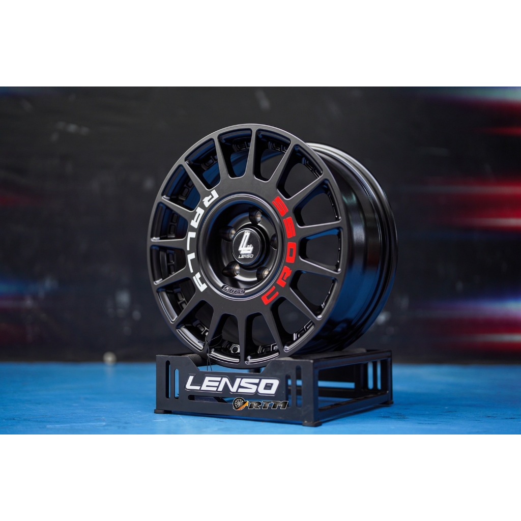 ล้อเลนโซ่ LENSO รุ่น MX M1K ขอบ 16 กว้าง 7 นิ้ว ออฟ+30 สี SATIN BLACK (ดำด้าน) ราคาต่อวง