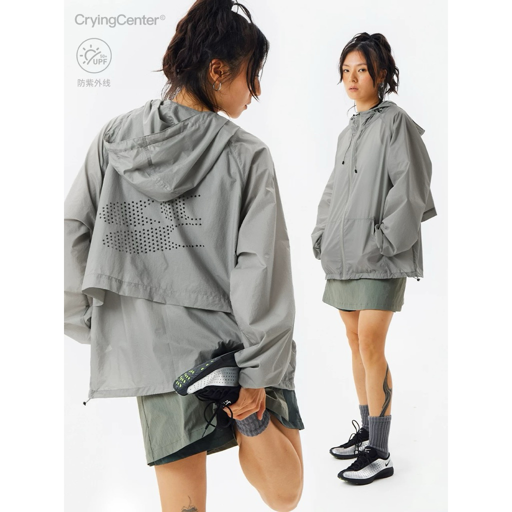 CryingCenter เสื้อแจ็คเก็ตแขนยาวกันแดด Sun Protection Hoodie Jacket (UPF50+)