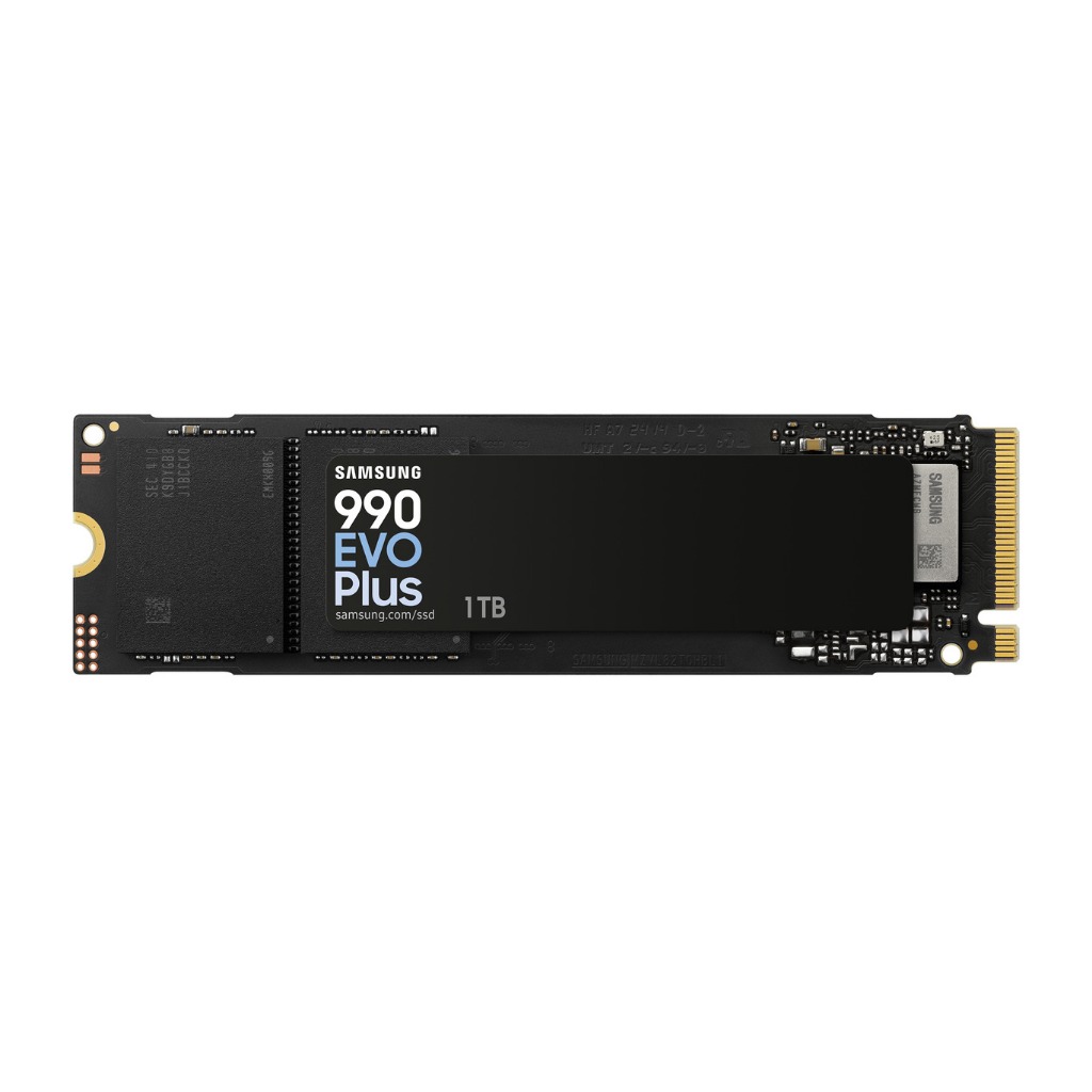 1TB SSD (เอสเอสดี) SAMSUNG 990 EVO PLUS - PCIe 4x4 / 5x2 NVMe M.2 2280 (MZ-V9S1T0BW) ประกันศูนย์ พร้