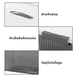 กล่องเก็บของอเนกประสงค์ มีฝาปิด มีที่จับ กันน้ำ กันฝุ่น มีหลายขนาดให้เลือก กล่องใส่ของ ลังพลาสติก มีฝาปิด มีล้อ