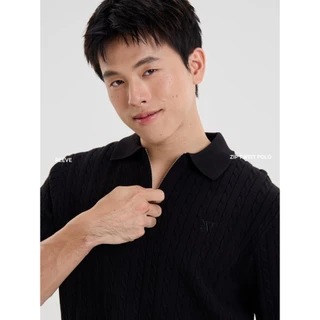 REEVE TWIST POLO - เสื้อโปโลผ้า Knit ลาย Twist