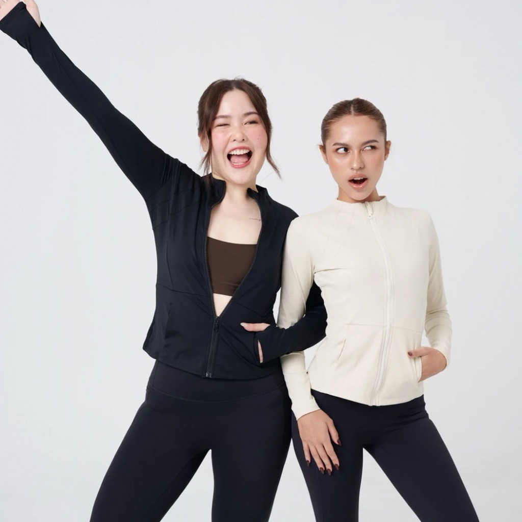 San Jose Jacket – แจ็คเก็ตออกกำลังกาย ผู้หญิง สปอร์ต กันแดด TharaMovement