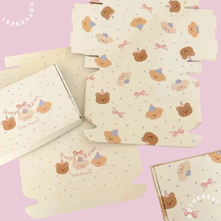 กล่องของขวัญน่ารัก กล่องหูช้าง กล่องพัสดุ | พร้อมส่งจากไทย 🇹🇭 | DOGGY AND BEAR