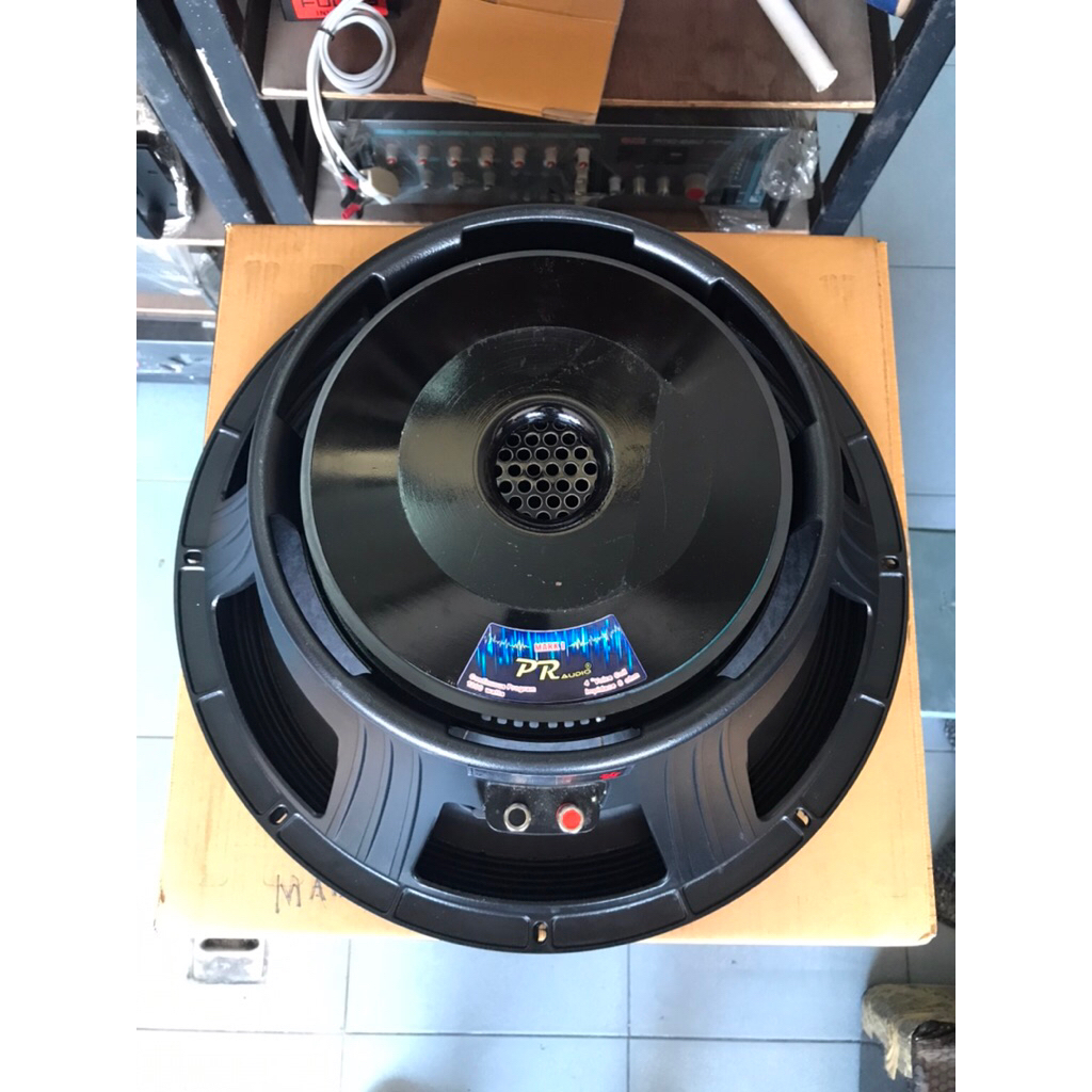 ดอกลำโพง18นิ้วโครงหล่อ PR Audio PR-18 แม่เหล็ก 220x25 วอยซ์4นิ้ว4ชั้น 1200W
