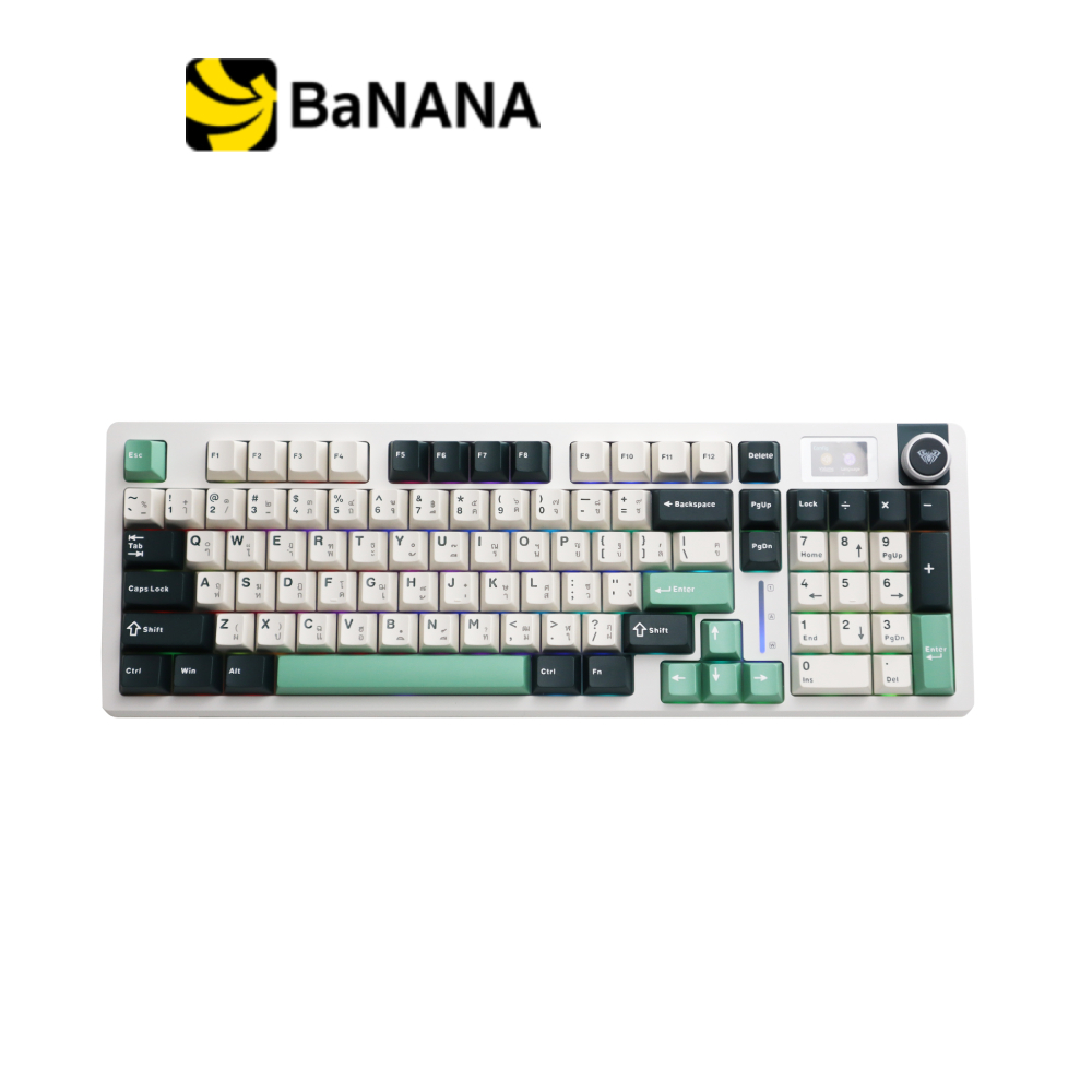 คีย์บอร์ดเกมมิ่ง AULA S98PRO (FIELD GREEN) GRAY SWITCH by Banana IT