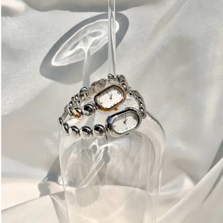 GAIL นาฬิกาผู้หญิงทรงกำไล | Stainless Steel Two-Tone | กันน้ำ | ใส่ออกงานได้