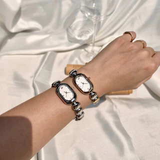 GAIL นาฬิกาผู้หญิงทรงกำไล | Stainless Steel Two-Tone | กันน้ำ | ใส่ออกงานได้