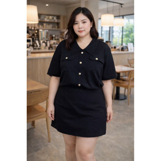 Judy knit top เสื้อไหมพรมคอปกกระดุมหน้า