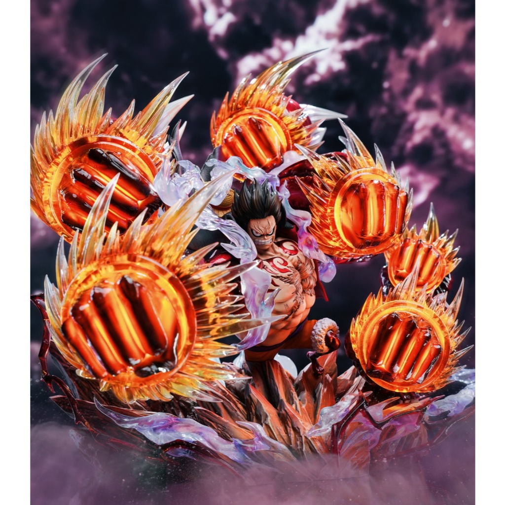 LZ Studio - Luffy Gear 4 Kong Gatling โมเดล เรซิ่น ของแท้ มือใหม่ พร้อมส่ง