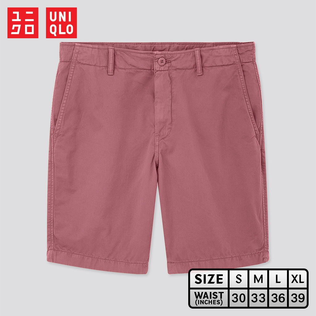 กางเกงขาสั้น Uniqlo - Chino 18 Wine