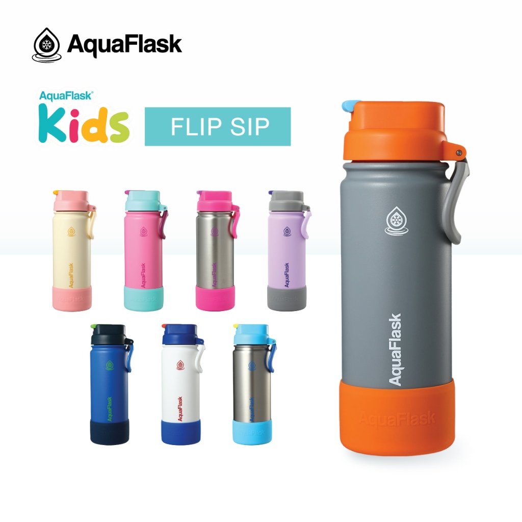 AquaFlask Kids Flip Sip Collection (14/18oz) Limited Edition I กระบอกน้ำเก็บความเย็นสำหรับเด็ก 14/18ออนซ์