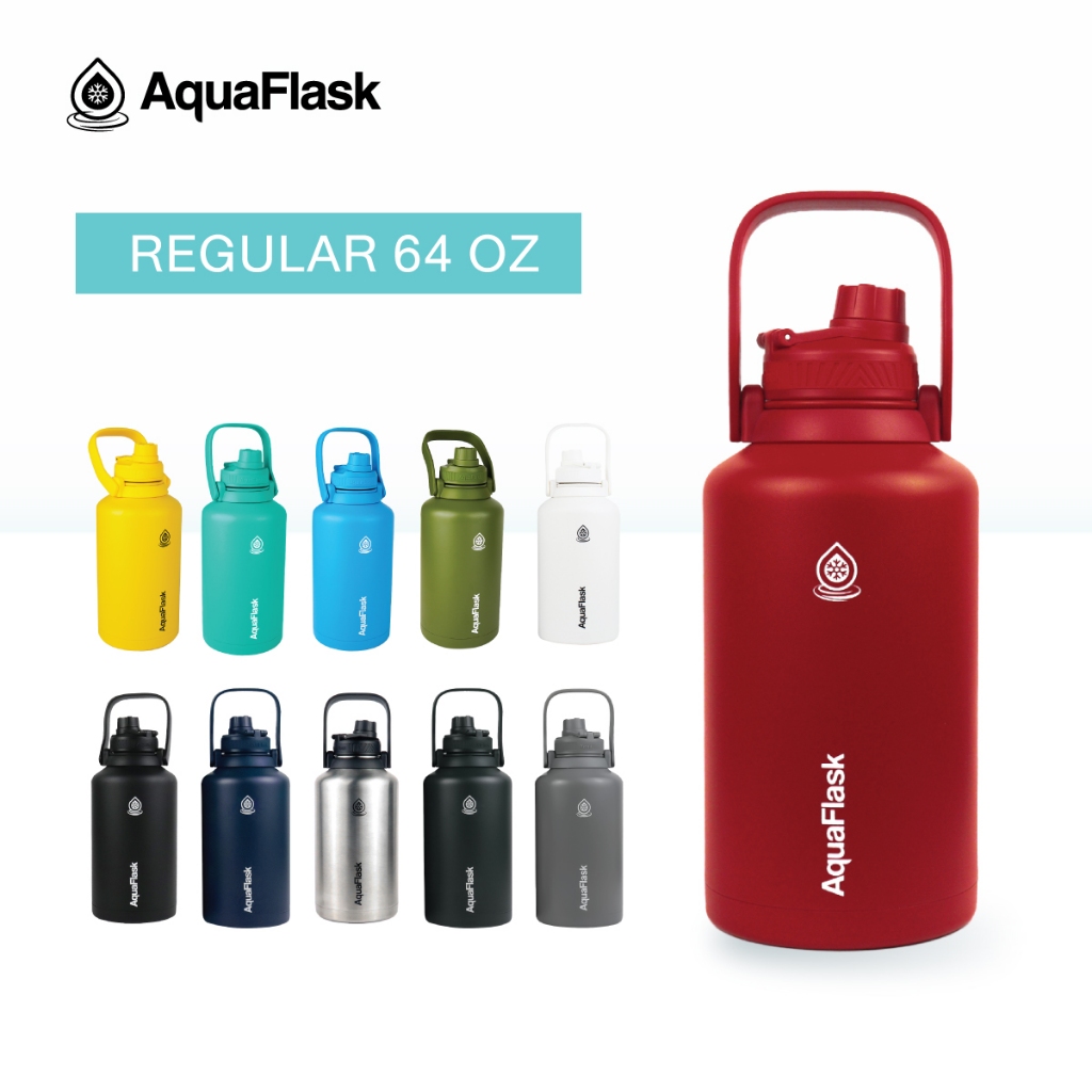 AquaFlask Regular 64oz - กระบอกน้ำเก็บความเย็น กระติกน้ำสแตนเลส 64ออนซ์