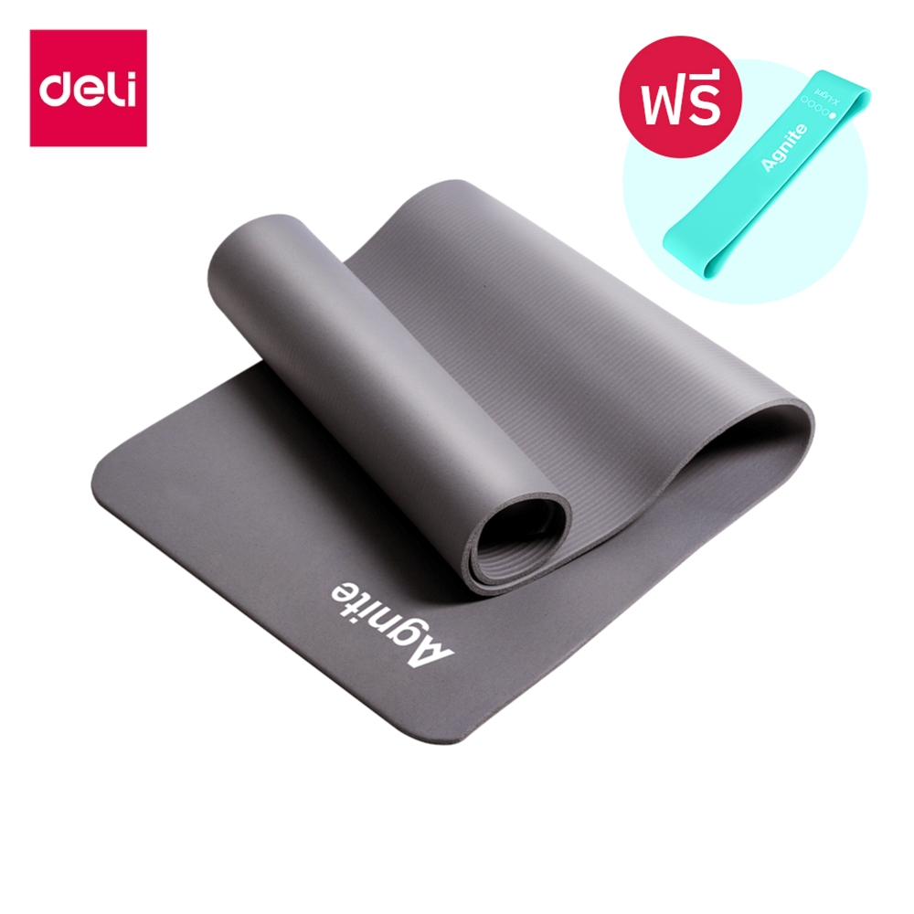 Deli เสื่อโยคะ แผ่นโยคะ NBR เสื่อออกกําลังกาย แผ่นรองออกกําลังกาย กันลื่น อุปกรณ์ออกกำลังกาย Yoga Ma