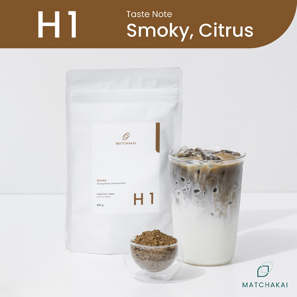 MatchaKai | ผงชาเขียวคั่ว (โฮจิฉะ) | Houjicha H1  | ขนาด 100g