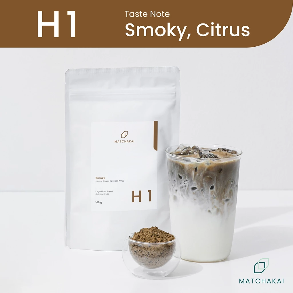 MatchaKai | ผงชาเขียวคั่ว (โฮจิฉะ) | Houjicha H1 | ขนาด 100g