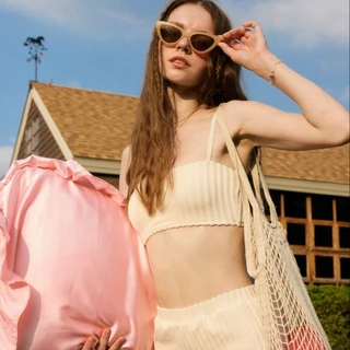 lookbookbeachclub miami set ชุดว่ายน้ำหญิง สายเดี่ยว