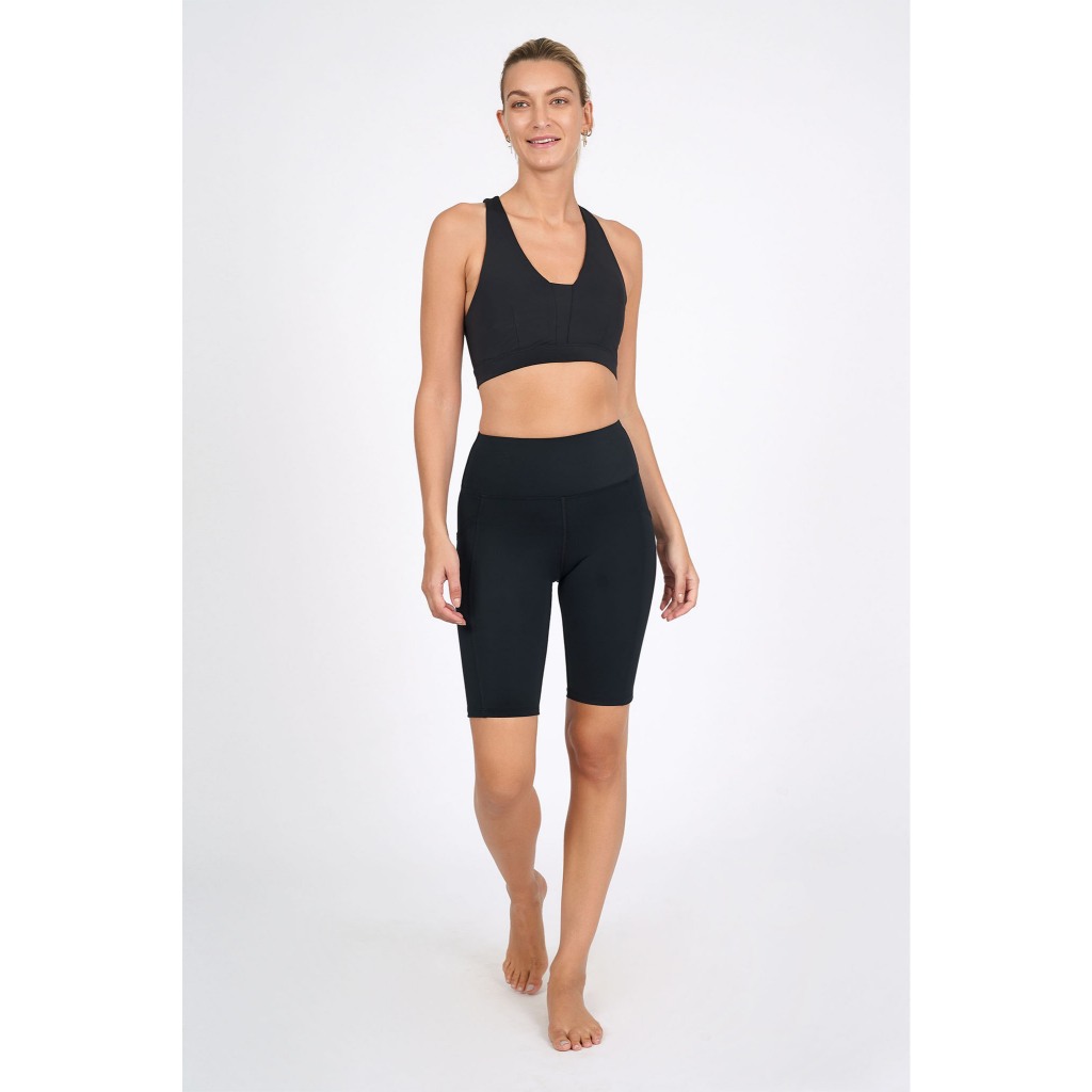 Wonder Luxe Pocket Spin Short - Black