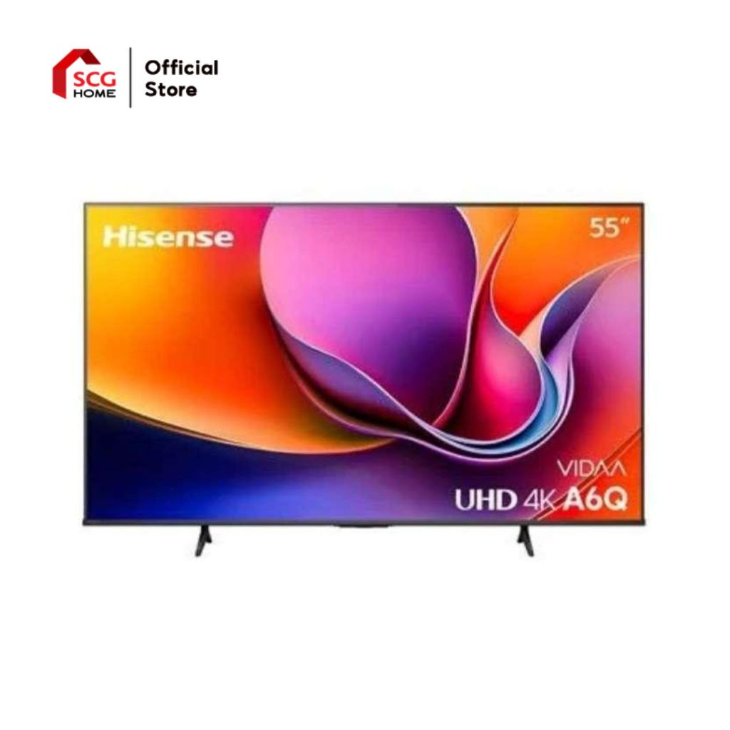 HISENSE TV ทีวีแอลอีดี 55A6Q 55 นิ้ว (UHD, LED,4K, VIDAA) 55A6Q