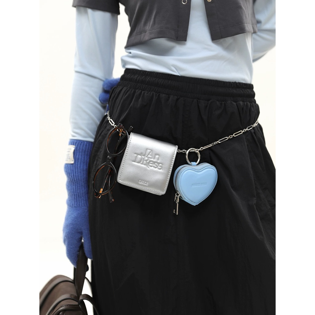 (Preorder/พร้อมส่ง) กระเป๋าJandress mini pouch กระเป๋าใบเล็กพร้อมโซ่ห้อย