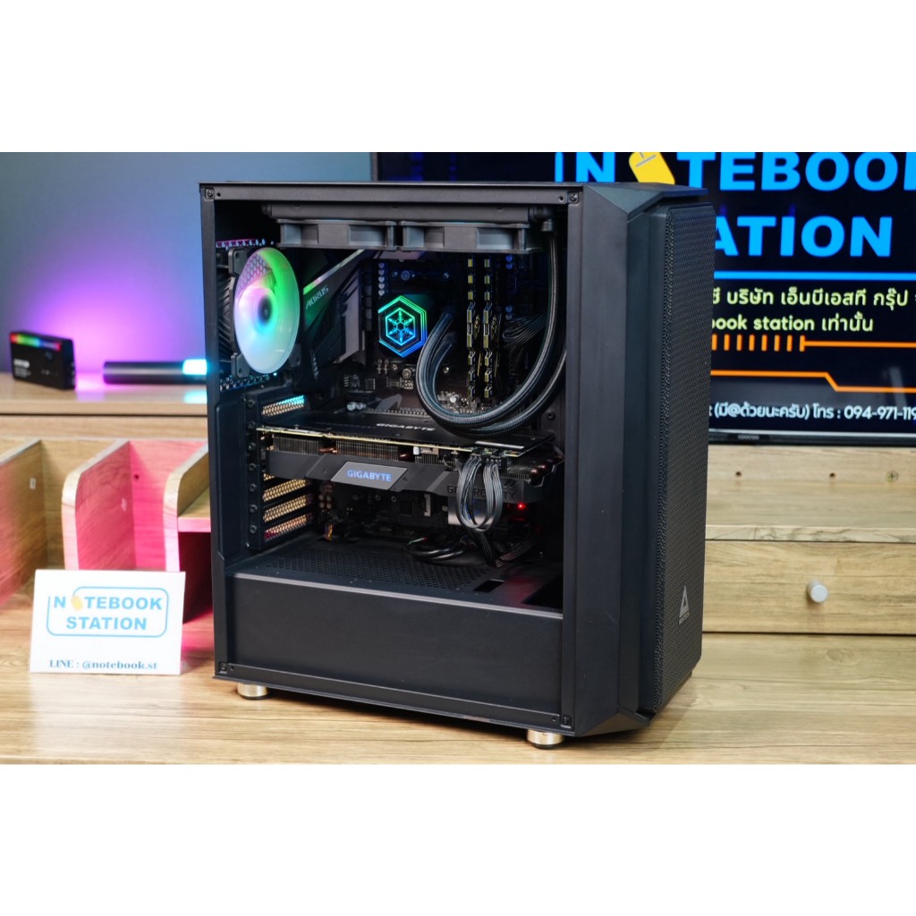 [คอมประกอบมือสอง] AMD RYZEN 5 5600X / RTX-2080 SUPER(8GB) / 16GB (8GBx2) DDR4 2400MHz / 1 TB SSD