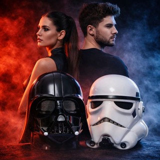 🛍️SUN RKT🛒Star Wars หน้ากาก Darth Vader หน้ากากสยองขวัญฮาโลว…