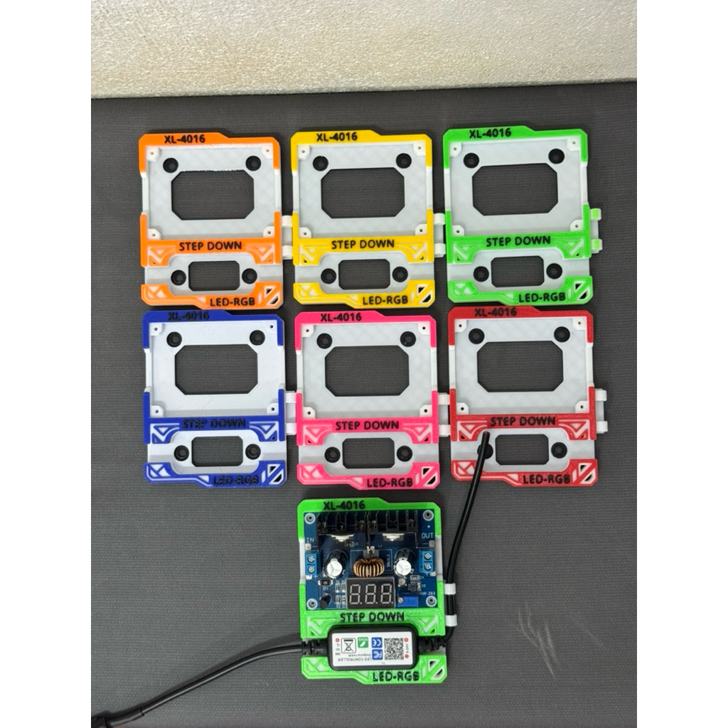 ฐาน3Dคุมไฟ RGBคู่สเตปดาว XL4016 แถมน็อต