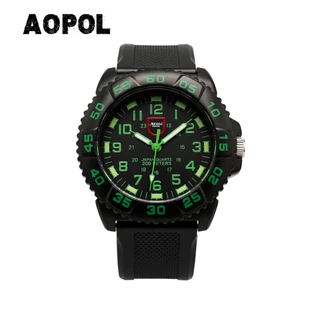 นาฬิกาข้อมือ AOPOL รุ่น 639 รุ่นยอดฮิต พรายน้ำ กันน้ำ ของพร้อมส่งจากไทย